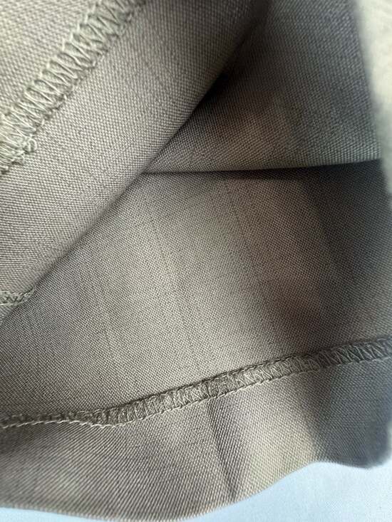 Haggar Men's Cool 18 Pro Flat Front Straight Fit Pant - Heather Gray - Picture 10 of 11